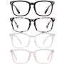 Blue Light Blocking Glasses Square Nerd Eyeglasses Frame Anti Blue Ray Computer Glasses Non Prescription