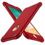 ORETECH iPhone 6S Plus Case, iPhone 6 Plus/6S Plus Case with [2 x Tempered Glass Screen Protector] 360° Shockproof Protective Hard PC+Soft TPU Silicone Cover for iPhone 6 Plus/6s Plus - 5.5 Red
