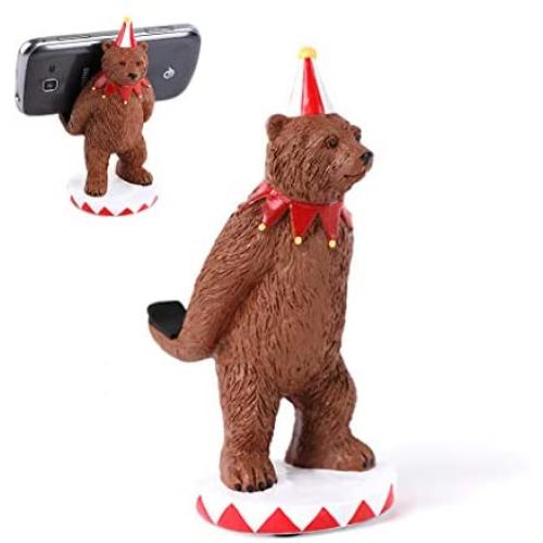 Cute Bear Animal Cell Phone Stand for Desk Smartphone Mobile Phone Holder for iPhone Android Smartphone Holder Desk Decorations