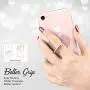 Cellphone Ring Holder Finger Kickstand (2 Pack) - ifab 360° Rotation/Sturdy/Reusable/Grip/Stand/Universal - Compatible with All Smartphones - Rose Gold Heart Cellphone Ring Holder Finger Kickstand (2 Pack) - ifab 360° Rotation/Sturdy/Reusable/Grip/Stand/Universal - Compatible with All Smartphones - Rose Gold Heart