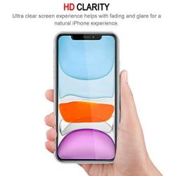 Novaeast Tempered Glass for iPhone 11 Screen Protector and iPhone XR Screen Protector with Easy Installation Frame 6.1 Inch 3-Pack