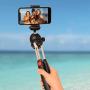 Polarduck Mini Tripod, Cell Phone Tripod, Tabletop Holder Tripod Stand for iPhone/Camera/DLSR/Android Smartphone/Projector with Universal Phone Mount & GoPro Mount, Fully Adjustable Angle & Rotation