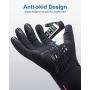 LANYI Running Sports Gloves Compression Lightweight Windproof Anti-Slip Touchscreen Warm Liner Cycling Work Gloves Men Women