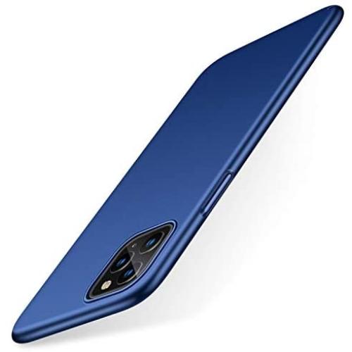 TORRAS Slim Fit iPhone 11 Pro Max Case, Hard Plastic PC Super Thin Mobile Phone Cover Case with Matte Finish Coating Grip Compatible with iPhone 11 Pro Max 2019, Navy Blue