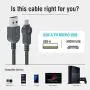 Volutz Micro USB Cable, 5-Pack 10ft, 6.5ft, 3X 3.3ft, Reliable Fast Charging Cables, Nylon Braided Compatible with Samsung Galaxy S7 Edge S6 S5, Android Phone, LG G4, PS4, Xbox, Kindle Equilibrium Volutz Micro USB Cable, 5-Pack 10ft, 6.5ft, 3X 3.3ft, Reliable Fast Charging Cables, Nylon Braided Compatible with Samsung Galaxy S7 Edge S6 S5, Android Phone, LG G4, PS4, Xbox, Kindle Equilibrium
