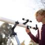 Educational Insights GeoSafari Omega Refractor Telescope, Telescope for Kids & Adults, Supports STEM Learning, Great To Explore Space, Moon, & Stars