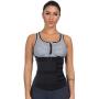 Latex Double Strapped, Zip Up Waist Trainer, Workout Sweat Sauna Belt, for Body Shaping Hourglass Tummy Reduction