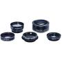SimpLenz 5 in 1 Clip On Cell Phone Camera Lens Kit | For iPhone 7 6/6S 6S Plus, Samsung Galaxy S7/S7 Edge S6/S6 Edge, Most Smartphones and Tablets | Telephoto, Fish Eye, Wide Angle, CPL, Macro Lens