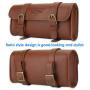 Ruiqas Bicycle Storage Bag, Bicycle Cycling Front Frame Tube Handlebar Bag Pouch Bicycle Mobile Phone Holder Storage Bag