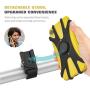 MoKo Bike Phone Mount, Phone Holder for Bike 360°Rotation Motorcycle Phone Mount Universal Bicycle Handlebar Cradle Compatible with iPhone 11 Pro Max/11 Pro/11, iPhone Xs/Xs Max/XR, Galaxy S20 - Black