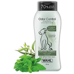 Wahl Odor Control Shampoo for Dogs & Pets - Eucalyptus & Spearmint Animal Deodorizer for Cleaning & Freshening – 24 Oz (820003A)