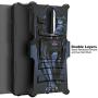 TurtleArmor | Compatible with Coolpad Alchemy Case | Coolpad Legacy Case [Hyper Shock] Hard Dual Layer Hybrid Rugged Belt Clip Holster Kickstand Case Animal - Fierce Panther