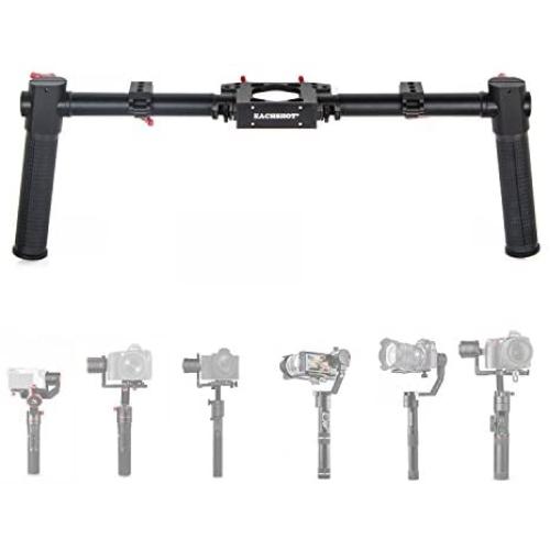 EACHSHOT Dual Handle Grip Handheld Handlebar Kit for Gimbal Zhiyun Crane Plus/Crane 2/Crane V2/Feiyu a1000/a2000/AK2000/AK4000 Gusen MOZA Air Aircross (Not Support DJI Ronin-S)