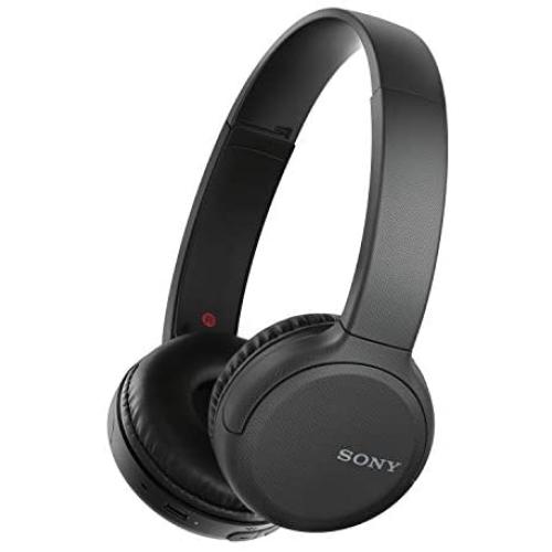 Sony Wireless Headphones WH-CH510: Wireless Bluetooth On-Ear Headset with Mic for phone-call, Black