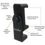 DaVoice Phone Tripod Adapter Mount with Remote, 360 Rotating Holder, Compatible with iPhone Smartphone Camera Stand, Universal Cell Phone Attachment Clip Clamp