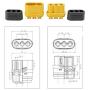 10 Pair Amass MR60 connector plug female and male connector 3.5 bullet connector for motor ESC connection