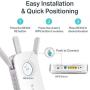 TP-Link AC1750 Wifi Extender, PCMag Editors Choice, Up to 1750Mbps, Dual Band Wifi Range Extender, Internet Booster, Access Point, Extend Wifi Signal to Smart Home & Alexa Devices (RE450)