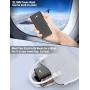 Ultra Compact Power Bank External Battery Pack for Cell Phone, One of The Smallest and Lightest 25000mAh Portable Charger with USB C/A in Dual Port Compatible with iPhone 6/7/8/XS/XR/11, iPad, Black