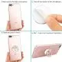 4-Pack Phone Ring Holder 360 Rotation Finger Stand Grip Kickstand for Smartphones and Tablets (Pink Marble) 4-Pack Phone Ring Holder 360 Rotation Finger Stand Grip Kickstand for Smartphones and Tablets (Pink Marble)