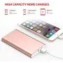 Portable Charger Yoobao Power Bank Apple & Micro Input 8000mAh Compact Powerbank External Cellphone Battery Backup Pack Compatible iPhone X 8 7 6 Plus Android Smartphone Samsung Galaxy etc- Rose Gold Portable Charger Yoobao Power Bank Apple & Micro Input 8000mAh Compact Powerbank External Cellphone Battery Backup Pack Compatible iPhone X 8 7 6 Plus Android Smartphone Samsung Galaxy etc- Rose Gold