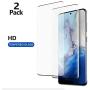 [2-Pack] Galaxy S20 Plus Screen Protector,Tempered Glass [Fingerprint Compatible] [3D Full Edge Covered] [9H Hardness] [HD Screen] ]Case Friendly Glass Protector,For Samsung Galaxy S20 Plus