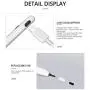 Stylus Pen for Apple iPad and iPhone,2-in-1 Pencil Compatible with Apple iOS Devices,Universal iPad and iPhone with Palm Rejection, Compatible with iPads, iPhones, Smartphones, Galaxy Note/Galaxy TabA