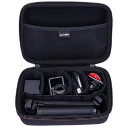 LTGEM EVA Hard Case for DJI Osmo Action Cam Digital Camera with 4 Moveable Dividers
