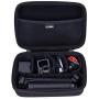 LTGEM EVA Hard Case for DJI Osmo Action Cam Digital Camera with 4 Moveable Dividers