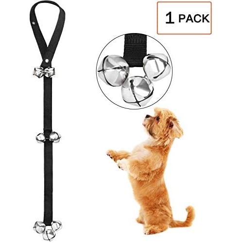 FOLKSMATE Dog Doorbells for Potty Training 1 Pack Potty Bells with 7 Extra Loud Bells Adjustable for Dog Training, Housebreaking