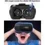 VR Headset Compatible with iPhone & Android Phone - Universal Virtual Reality Goggles - Play Your Best Mobile Games 360 Movies with Soft & Comfortable New 3D VR Glasses | Blue | w/Eye Protection VR Headset Compatible with iPhone & Android Phone - Universal Virtual Reality Goggles - Play Your Best Mobile Games 360 Movies with Soft & Comfortable New 3D VR Glasses | Blue | w/Eye Protection