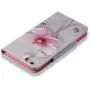 JanCalm iPhone 6 6S Wallet Case [Folio Cover][Stand Feature] Premium [Flower] Pattern iPhone 6/6S (4.7 inch) Credit Card Flip Case Protective PU Leather with Card Slot + Wrist Strap + Crystal Pen
