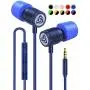 Wired Earbuds - LUDOS Ultra in Ear Headphones with Microphone, Earphones with Mic and Volume Control, Memory Foam, Reinforced Cable, Bass Compatible with iPhone, Apple, iPad, Computer, Laptop, PC