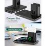 Wireless Charger, 3 in 1 Wireless Charging Pad, Charing Dock for iWatch 5/4/3/2 and AirPods Pro/2, 10W Qi Fast Charger for iPhone 11 Series/SE 2/XS Max/XR/XS/X/8/8P/Samsung(No iWatch Charging Cable)