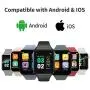 Sazooy Smart Watch, Fitness Trackers Touch Screen Smartwatch Fitness Watch with Camera Pedometer Sleep Monitor Music Player SIM SD Card Slot Compatible iOS Android Phones Men Women (White) Sazooy Smart Watch, Fitness Trackers Touch Screen Smartwatch Fitness Watch with Camera Pedometer Sleep Monitor Music Player SIM SD Card Slot Compatible iOS Android Phones Men Women (White)