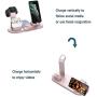LUKKAHH Wireless Charger, 4 in 1 Wireless Charging Station for Apple Watch and Airpods Pro, Charger Stand for Multiple Devices, Qi Fast Wireless Charging Dock for iPhone 11/11 Pro Max/X/XS/XS/8/8 Plus