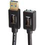 AmazonBasics USB 3.0 Extension Cable - A-Male to A-Female Extender Cord - 6 Feet (2 Pack)