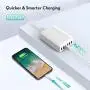USB Charger RAVPower 60W 12A 6-Port Desktop USB Charging Station with iSmart Multiple Port, Compatible iPhone SE 11 Pro Max XS XR X iPad Pro Air Mini Galaxy S10 Note 10 Tablet and More (White)