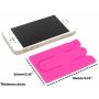 Kinteshun Cards Holder with Cell Phone Stand,Universal Multiuse Stick-on Silicon Rubber Smartphone Sleeve Support Wallet(6pcs with