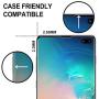[2 Pack] Galaxy S10 Plus Privacy/HD Screen Protector, Anti-Spy Flexibel Film TPU Screen Protector for Galaxy S10 Plus 6.4 Inch 2020 [Support Fingerprint ID] [Case Friendly] [Full Coverage] - Black
