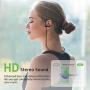 Letsfit Bluetooth Headphones IPX7 Waterproof 15Hrs Playtime Wireless Earbuds, Bluetooth 5.0 Running Headphones, HiFi Stereo in-Ear Earphones w/Mic Noise Cancelling for Sports, Workout, Gym