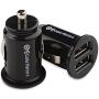 Cable Matters Updated Version 2-Pack 10W 2A Flush Mount Mini Dual USB Car Charger with Smart Charging Chipset for iPhone XR XS, Samsung Galaxy S10, Note 9, LG G7, V40, Google Pixel 3, and More