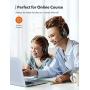 TaoTronics Trucker Bluetooth Headset with Microphone, Wireless Cell Phone Headset Noise Cancelling Mic, On Ear Bluetooth Headphones Bluetooth 5.0 34H for Home Office Online Class PC Call Center Skype