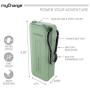 myCharge Adventure Portable Charger Waterproof Power Bank 3350mAh USB Rugged Outdoor External Battery Pack for Camping Accessories, Cell Phone (iPhone, Android for Samsung Galaxy) - Blue