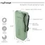 myCharge Adventure Portable Charger Waterproof Power Bank 3350mAh USB Rugged Outdoor External Battery Pack for Camping Accessories, Cell Phone (iPhone, Android for Samsung Galaxy) - Blue