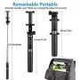 Selfie Stick Tripod Bluetooth Upgraded, Phone & Camera Tripod Selfie Stick with Wireless Remote Shutter for Gopro,Action Cameras, iPhone Xs MAX/XR/XS/X/Galaxy S9 Plus and More