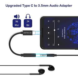 USB C to Headphone Jack, Galaxy S20 Headphone Adapter Type C to 3.5mm Audio Cable Compatible with Pixel 4 3 2 XL/Samsung Galaxy Note 10 S20 S20+ S20 Ultra/iPad Pro/HTC U11/Essential/Huawei and More