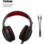 Stereo Gaming Headset Compatible with PS4, Xbox One, Nintendo Switch, PC, Headphones for PS4 Xbox One Laptop with Bass Surround, LED Light, Soft Memory Earmuffs & Noise Canceling Microphon