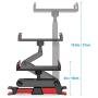 Car Headrest Tablet Mount - Tryone Stretchable Tablet Headrest Holder Compatible with Smartphones/Tablets/Switch 4"-10.6", Headrest Posts Width 4.7in-5.9in(Red)