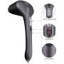 Naipo Handheld Massager Double Head Percussion Massager Electric with 6 Interchangeable Nodes,Heating Function and Variable Speeds for Back Neck Shoulder Arm Leg Body Pain Relief Product Name