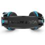 KOTION EACH GS700 3.5mm Gaming Game Headset Headphone Earphone Headband with Mic Stereo Bass LED Light for PS4 PC Computer Laptop Mobile Phones (Blue)